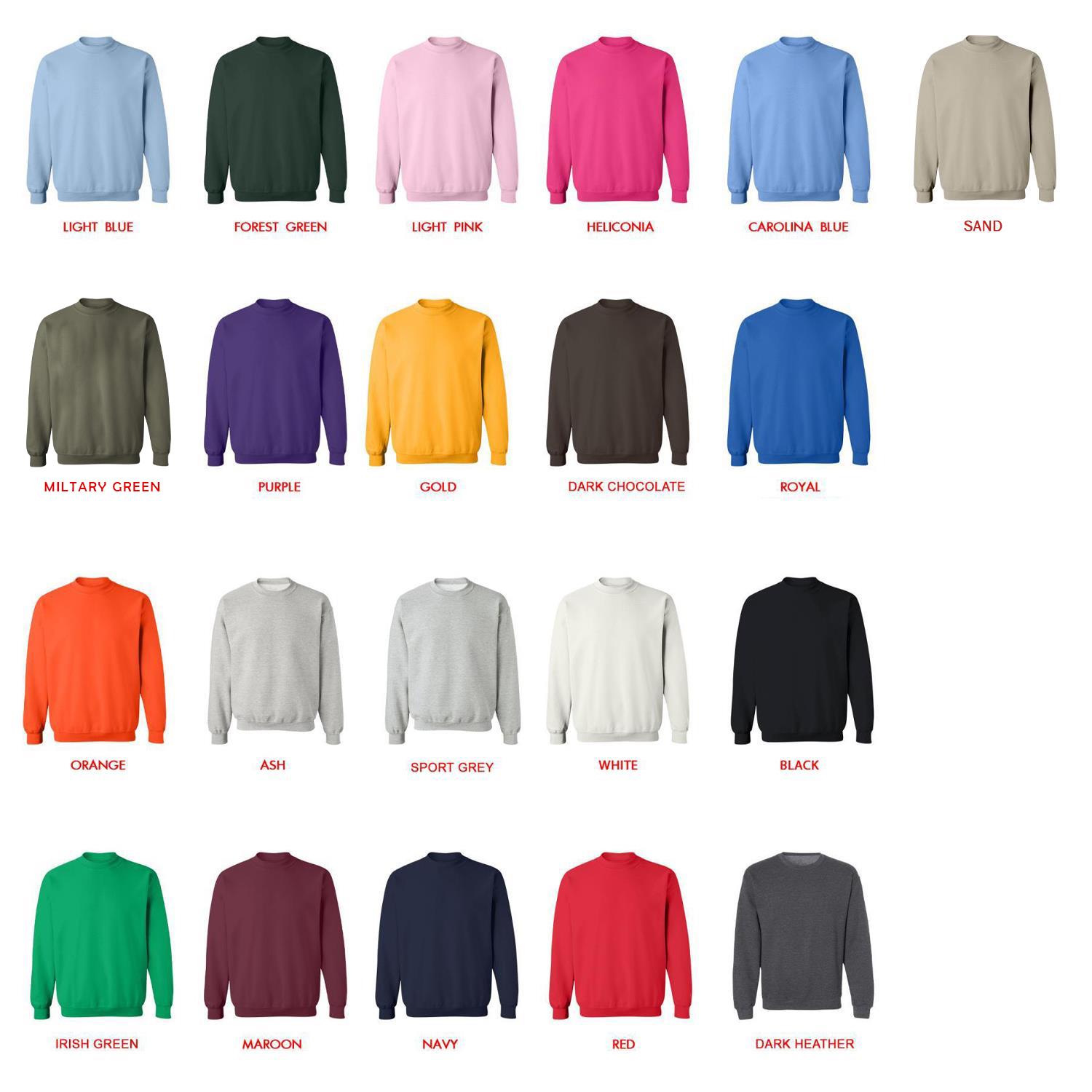 sweatshirt color chart - Ariana Grande UK Shop