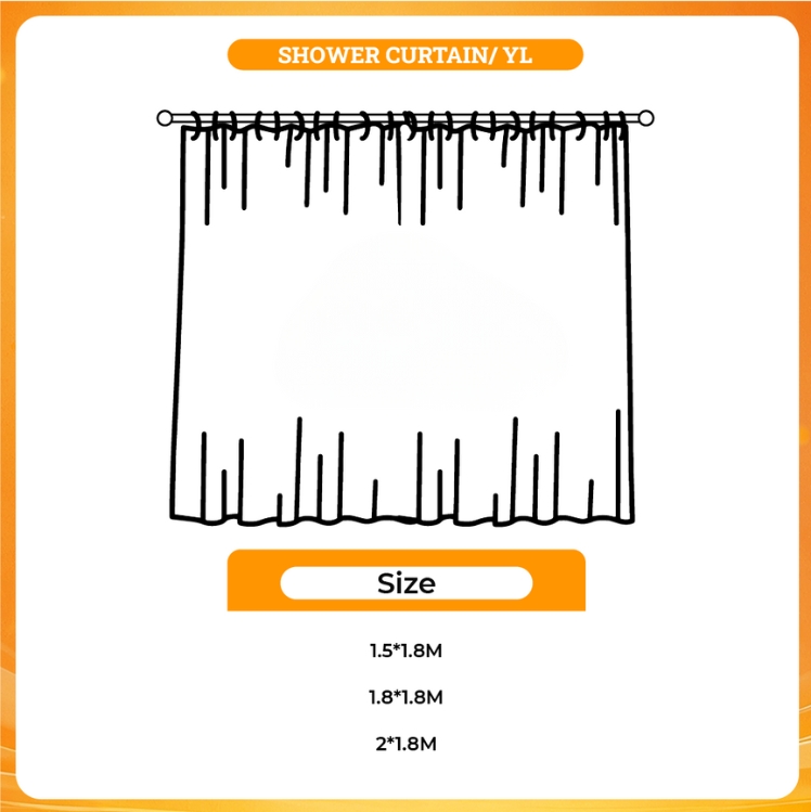 3D shower curtain - Ariana Grande UK Shop