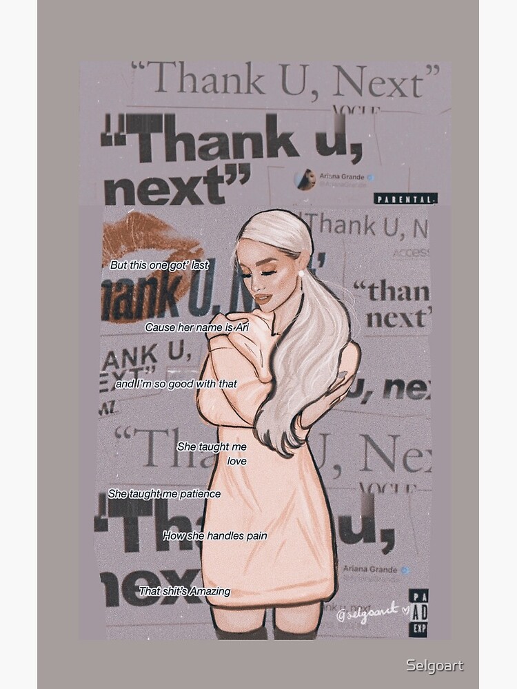 Ariana Grande Thank U Next Era Shower Curtain - Image 2