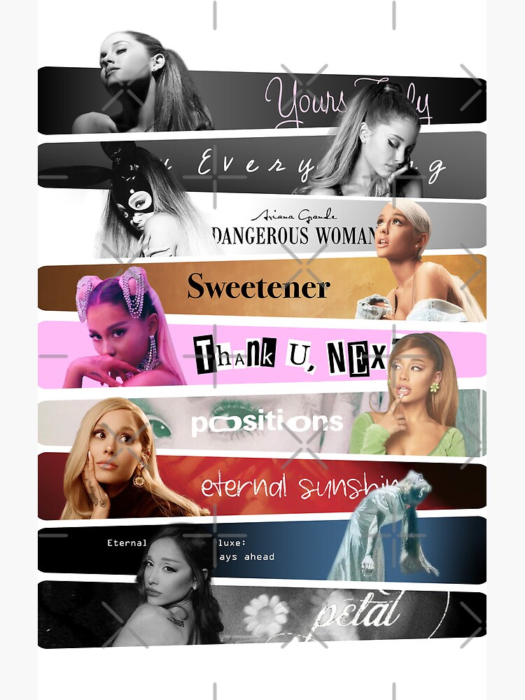 Ariana Grande Eternal Sunshine Tour Collage Shower Curtain - Image 2