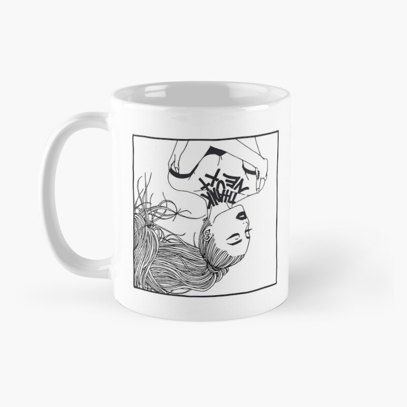 Ariana Grande Thank U Next Monochrome Mug - Image 2