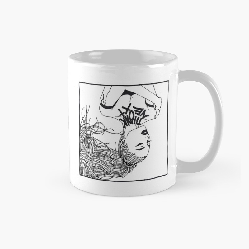 Ariana Grande Thank U Next Monochrome Mug