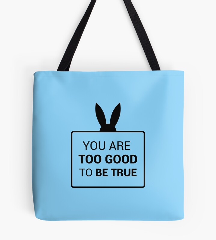 Ariana Grande Too Good To Be True Tote Bag