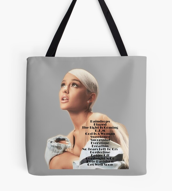 Ariana Grande Sweetener Song List Tote Bag