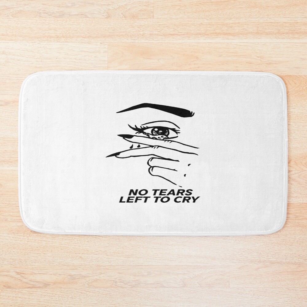 Ariana Grande No Tears Left To Cry Art Bath Mat