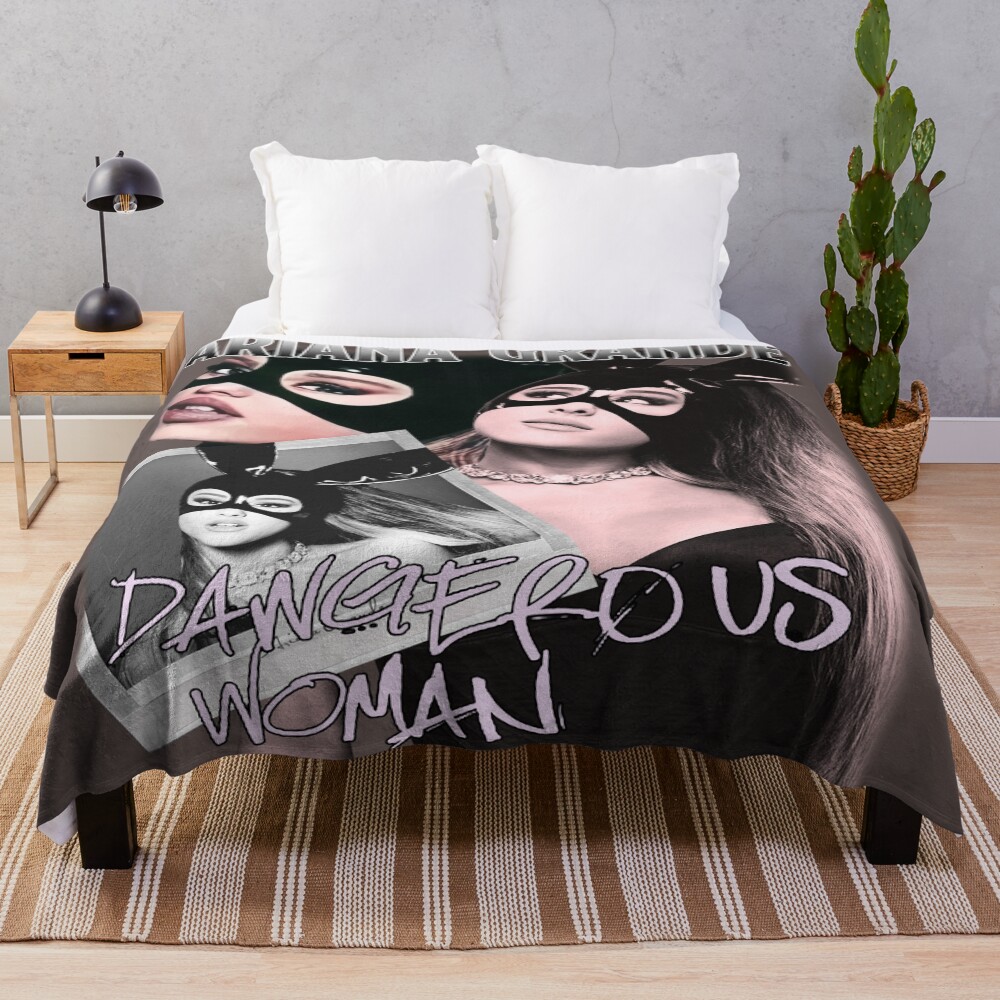 Ariana Grande Dangerous Woman Gift Throw Blanket
