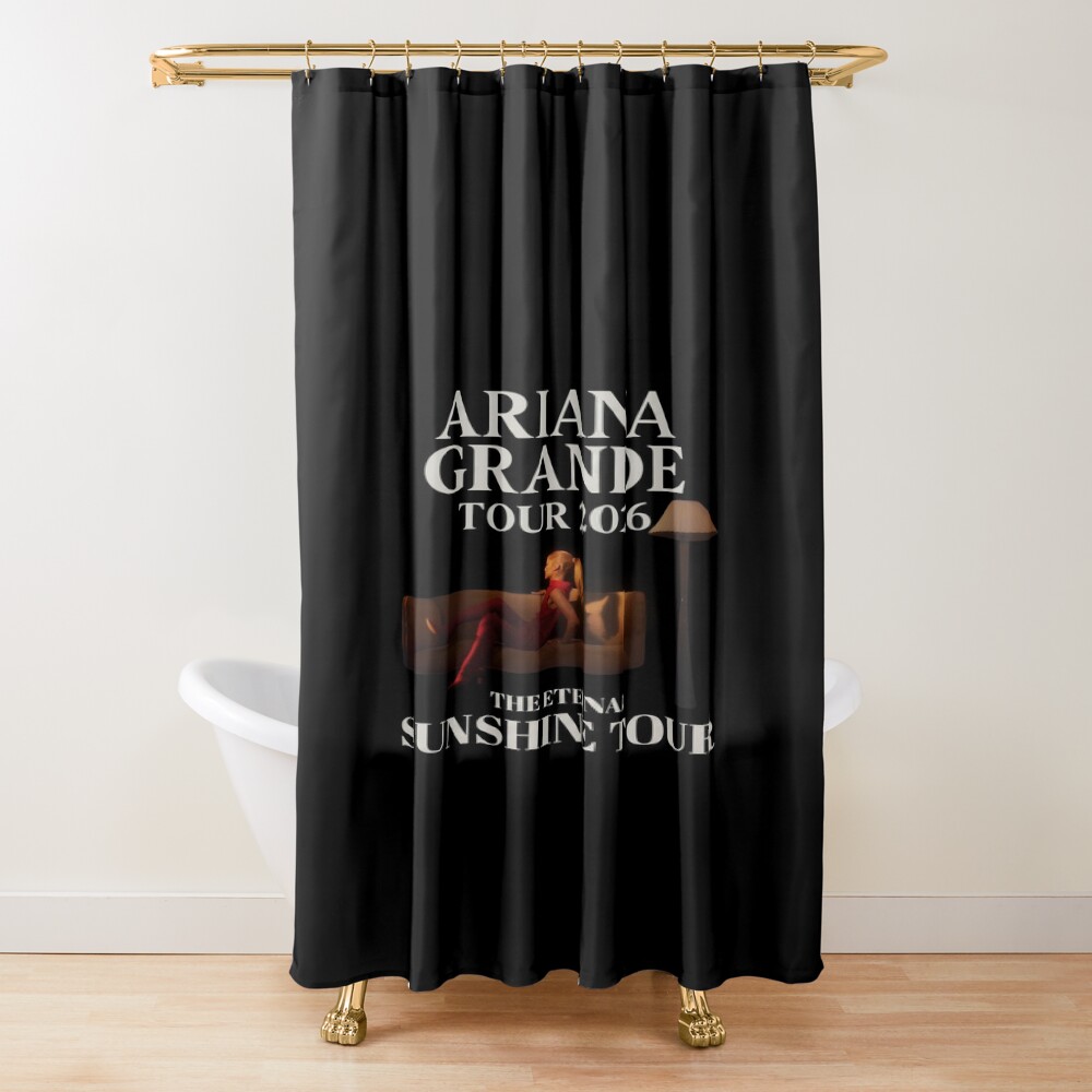 Ariana Grande Eternal Sunshine Tour 2026 Shower Curtain