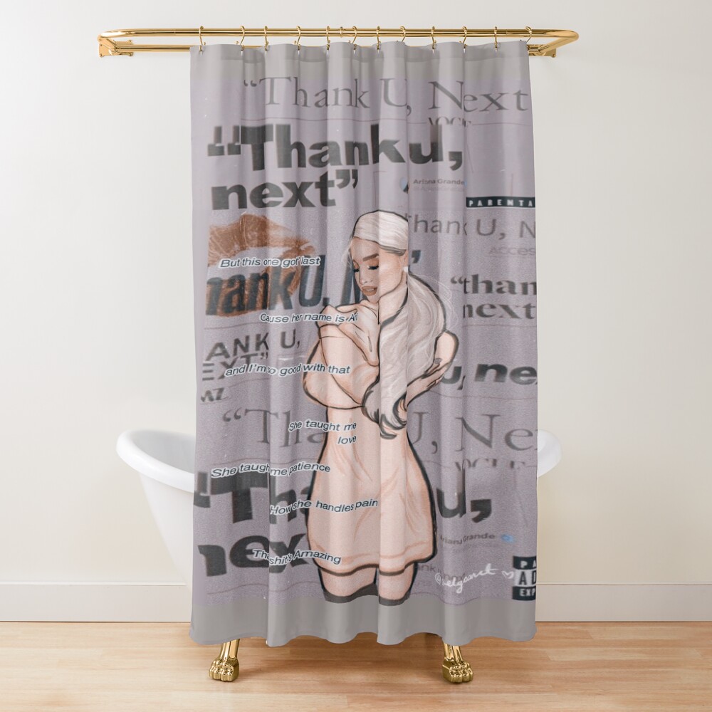 Ariana Grande Thank U Next Era Shower Curtain