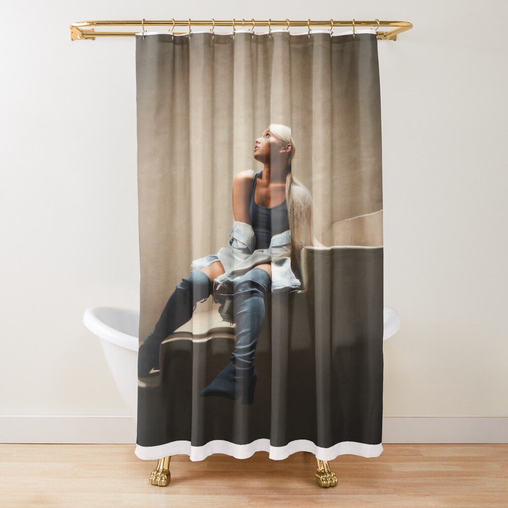 Ariana Grande No Tears Left To Cry Art Shower Curtain