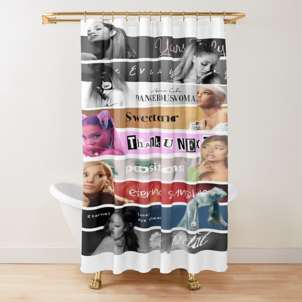 Ariana Grande Eternal Sunshine Tour Collage Shower Curtain