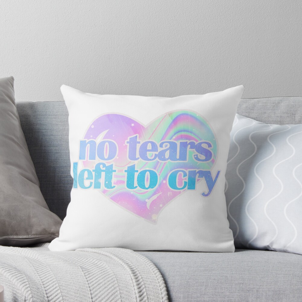 Ariana Grande No Tears Left To Cry Throw Pillow