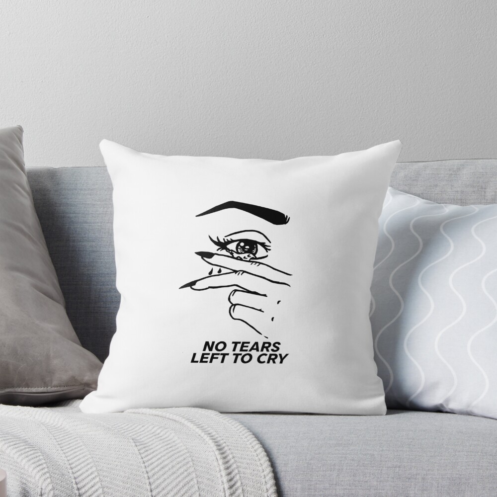 Ariana Grande No Tears Left To Cry Art Throw Pillow